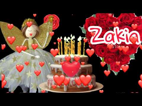 Zakia | Happy Birthday | Happy Birthday WhatsApp Status with Name | WhatsApp Status(5)