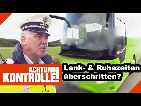 Zweitfahrer schläft während Fahrt? Ruhe- & Lenkzeiten FALSCH? |2/2| Kabel Eins Achtung Kontrolle
