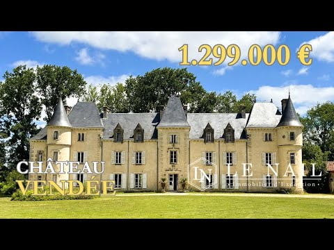 A VENDRE / FOR SALE : Elégant château du XIXe siècle à vendre dans le Sud de la Vendée