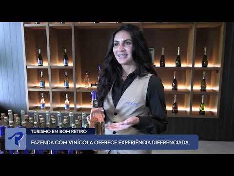 Turismo em SC: fazenda com vinícola é atração em Bom Retiro