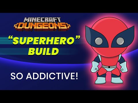 SpookyFairy - "SUPERHERO" Build - Agile & Powerful Roll/Melee Build | Minecraft Dungeons