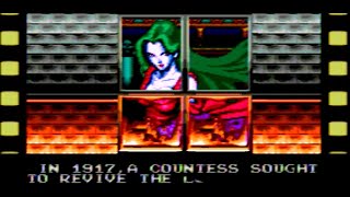 Castlevania Bloodlines Sega Genesis Intro, Final Boss & Game Credits Easy Mode