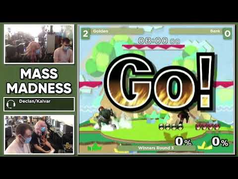 Mass Madness 36 SSBM - Golden (C. Falcon) vs. Bank (Marth) - Melee WR3