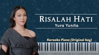 Download lagu Risalah Hati - Yura Yunita, Dewa 19 | Karaoke Piano (Original Key) mp3