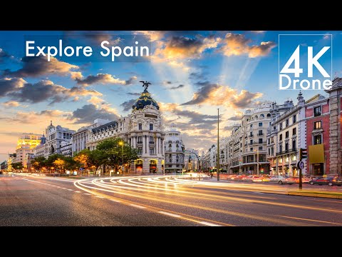 Explore Spain in 4K Drone Video