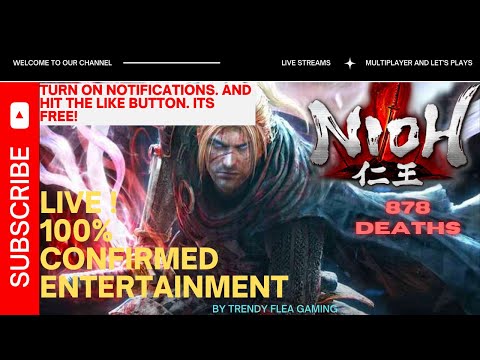 🔴 First Playthrough Of Nioh Live On Stream! -  PT 20