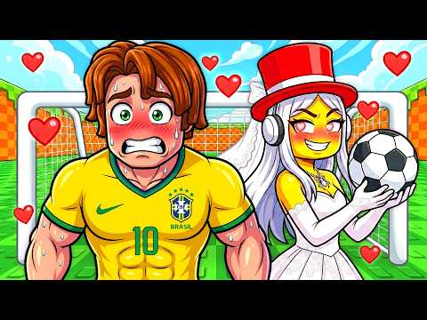 She ONLY Wanted To MARRY SOCCER PLAYERS In Kick A Lucky Block!