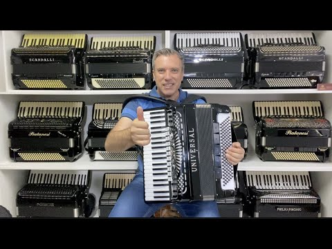 Acordeon Universal by Guerrini Quarta de voz 46 cm - Jeferson Oliveira