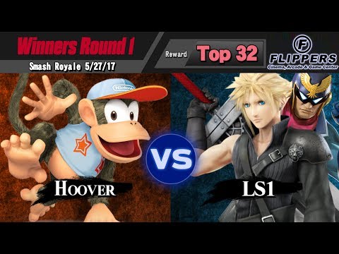 Smash Royale 5/27/17 - Winners Round 1 - Hoover (Diddy Kong) vs. LS1 (Cloud, C.Falcon)
