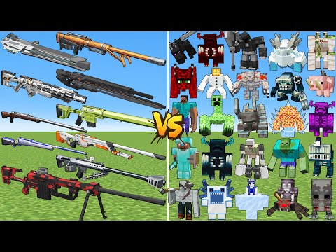 What TaCZ Sniper Gun Can Defeat The Most Epic Bosses in Minecraft?