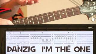 Danzig I&#39;m The One Blues Guitar Tutorial with Tab &amp; Chords Lesson