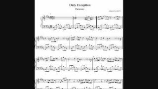 Paramore The Only Exception Piano Cover by Paramor