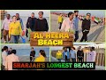 Aftab Iqbal and Team Travel Vlog | Al Heera Beach - Sharjah's Longest Beach | GWAI