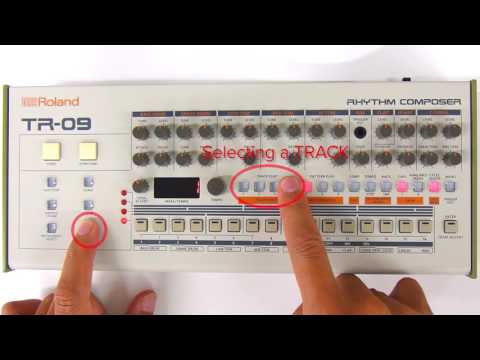 TR-09 Quick Start 06 "Playing/Editing a Track"