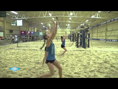 Beach volleyball warmup drill that’s better than pepper - The Art of Coaching Volleyball