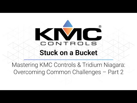 A webinar by KMC Controls experts demonstrating how to overcome common challenges when using KMC Controls and Tridium Niagara software.