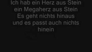 Megaherz - Herz aus Stein lyrics