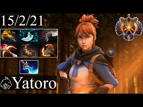 TSpirit.Yatoro雨 - Marci | Carry Gameplay Dota 2 Patch 7.32d
