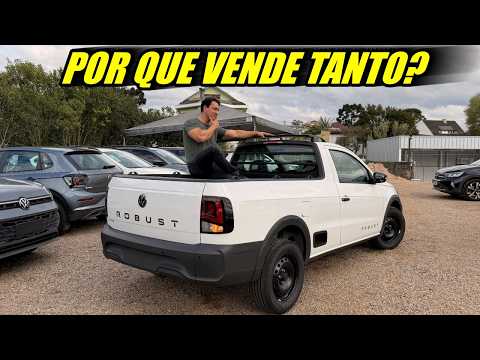 VW SAVEIRO ROBUST 2027 Versão de entrada vale a pena? Por que vende tanto?