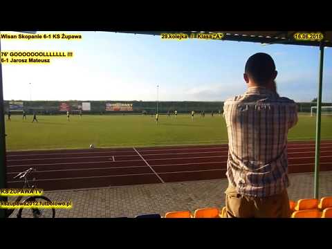 Wisan Skopanie - KS Żupawa (6-1 Mateusz Jarosz) 16.06.2018 / Klasa "A"