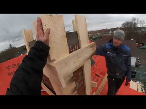 Live vom Schieferdach in Bad Lausick - Kamin schräg schalen