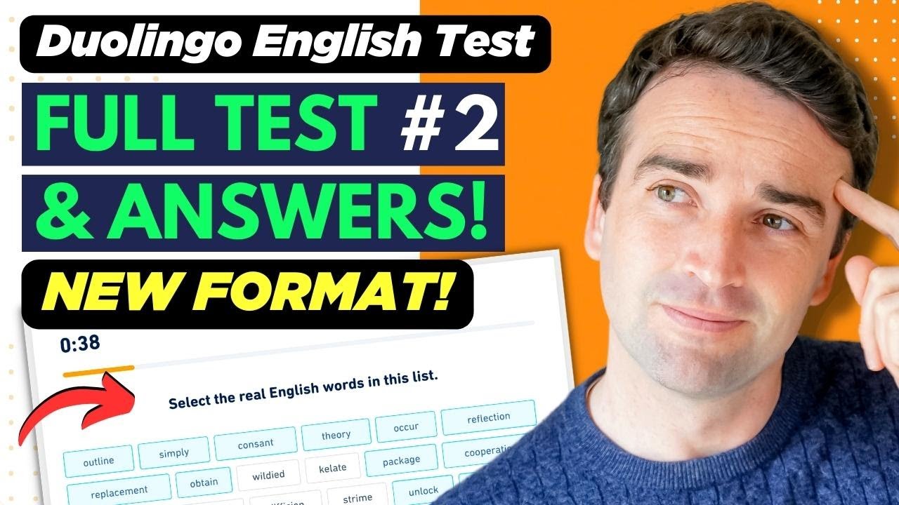 Get Ready for the Duolingo English Test! Full Practice Test 2, New Format 2023!