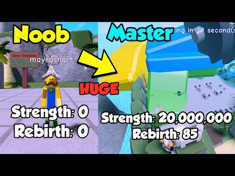 Strongest Player On Leaderboard! 20 Million Strength! - Weight Lifting Simulator 4