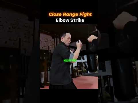 Close Range Fight| Elbow Strike for Self defense #martialarts #muaythai #wingchun #mma #yt #shorts