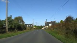 preview picture of video 'Driving Along Route de l'Arcouest, Ploubazlanec, Côtes d'Armor, Brittany 12th October 2009'