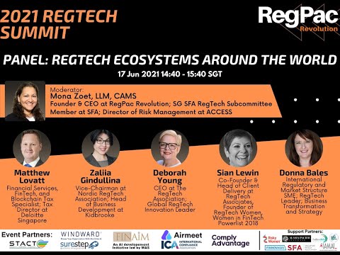 2021 RegTech Summit: RegTech ecosystems around the world