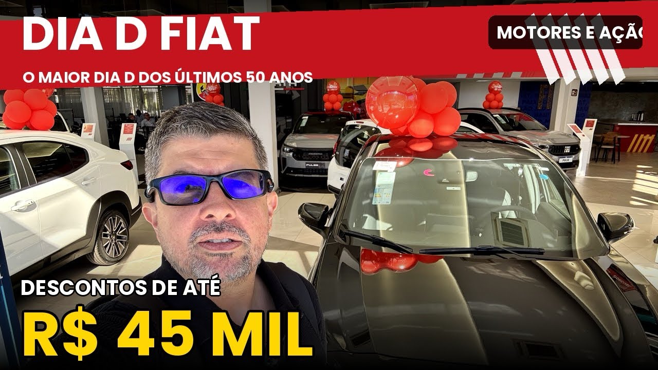 Fiat Dia D 50 Anos: Descontos de até R$ 70 MIL — Vale a Pena? | Motores e Ação