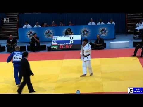 Judo 2011 World Championships Paris: Gonzalez (CUB) - Weglarz (POL) [-90kg]