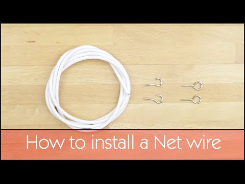 How to Fit Net Curtains Wire - Woodyatt Curtains