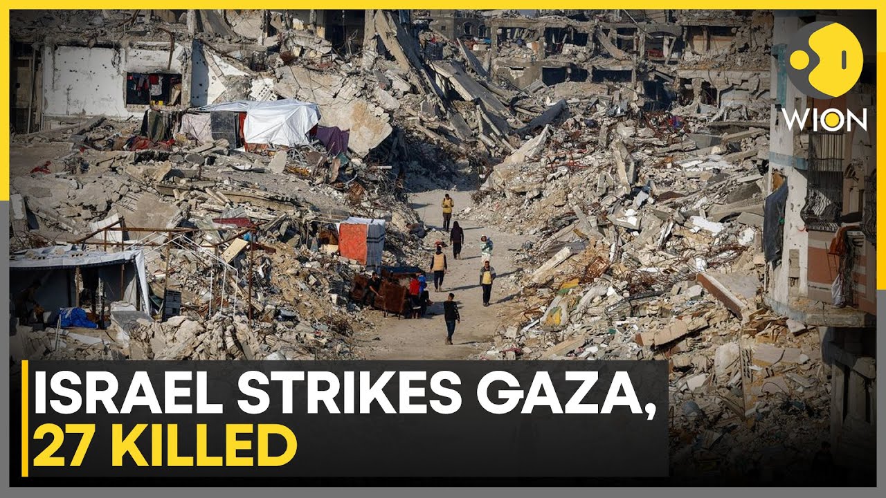 Israel-Gaza: Israeli Airstrike Kills 27 in Gaza, Hamas Calls Airstrikes 'Dangerous Escalation' |WION