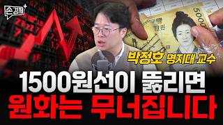 1500원선이 뚫리면 원화는 무너집니다  - 박정호 명지대 교수