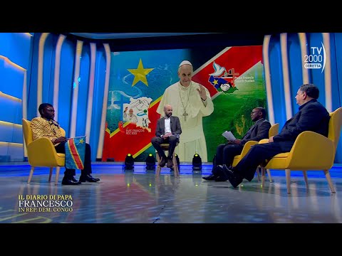 Il diario di Papa Francesco (TV2000) - 3.02.2023 - Papa in Congo: Incontro con i Vescovi