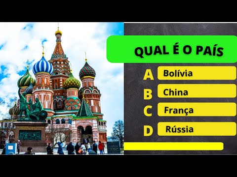 Qual é o país? Teste seus conhecimentos!
