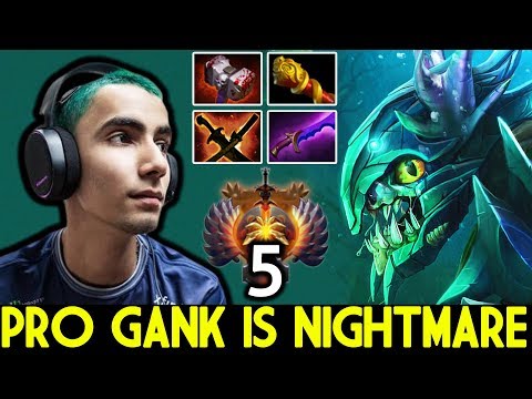SUMAIL [Slark] When Pro Player Max Gank is Nightmare No Mercy 7.23 Dota 2