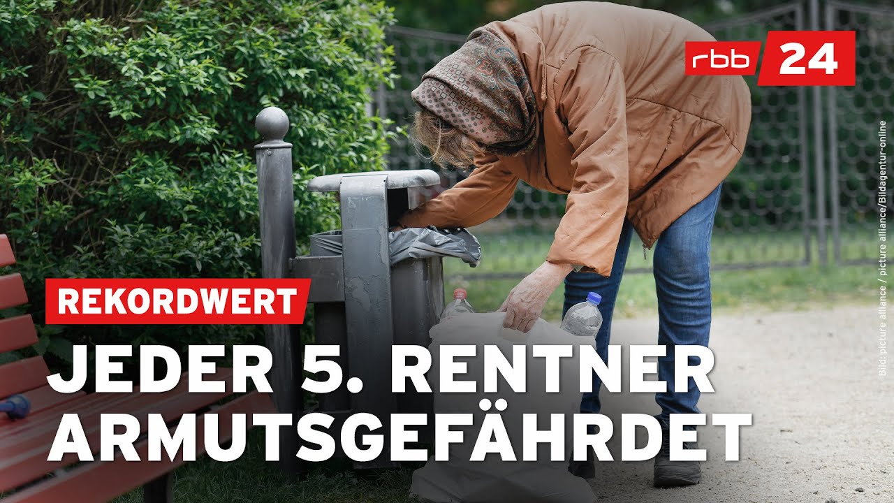 Werden wir im Alter immer ärmer? Zahl der armutsgefährdeten Rentner auf Rekordwert