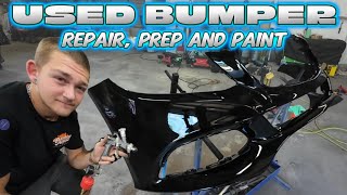 Auto paint: Prep and paint guide for a used bumper cover