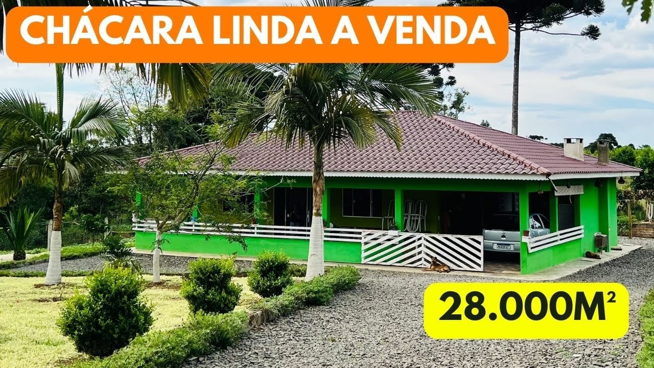 CHÁCARA CASA LINDA DE 150m² +LAVOURA,  POMAR, TERRA PRODUTIVA, LAPA-PR, ÁREA 28.000M² / 650 mil