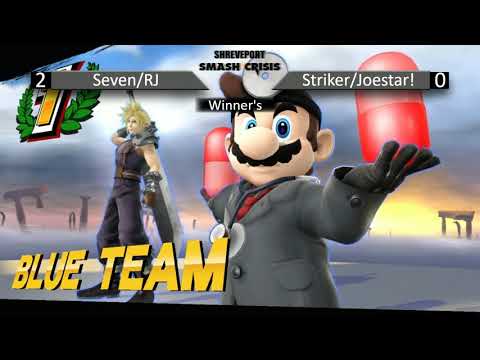 Seven & RJ vs Striker & Joestar! - SSC9 - Super Smash Bros for Wii U