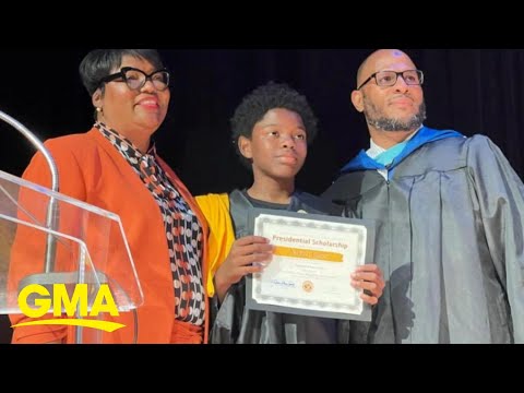 Kid Who Walked To Graduation Gets A New Bike, Scholarship And Minivan