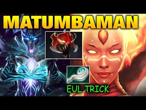 Eul Preclick Trick with Matumbaman [PA & Lina] Dota 2