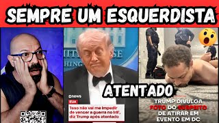 Novo atentado a Trump, sempre um esquerdista. #4k #4kvideo