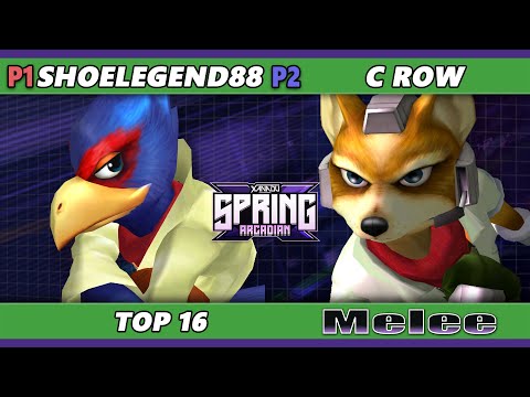 Xanadu Spring Arcadian - shoelegend88 (Falco) Vs. C. Row (Fox) Smash Melee - SSBM