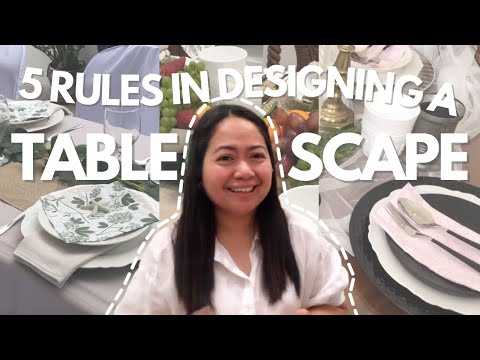 5 Rules in Designing a Tablescape