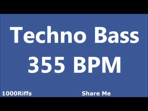 Techno Bass E2 Metronome : 355 BPM