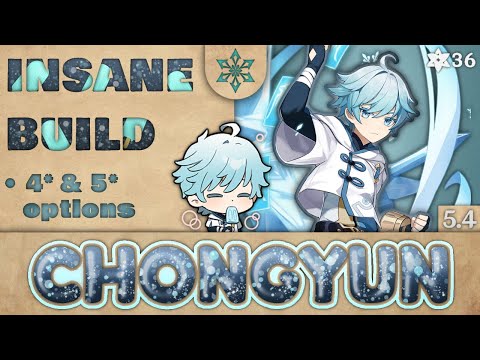 CHONGYUN GUIDE IN 2025 | Talents, Artifacts, Weapons, Team Comps [Genshin 5.4]