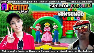 The ЯRetro Show: Retro News, Memes, Homebrews, Unboxings, Nostalgia ➕ Super Nintendo World Hollywood
